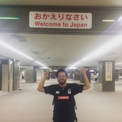 Trabalhando no Japão junto da Seleção Brasileira de Judô